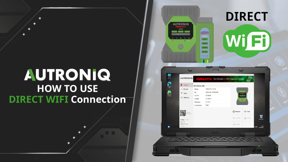 How to use Direct WiFi Connection for A100/A200