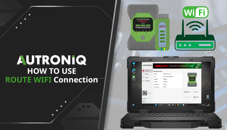 How to use WiFi Route Connection for A100/A200