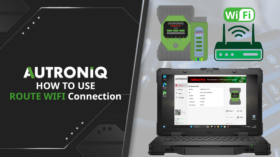 How to use WiFi Route Connection for A100/A200