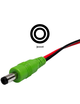 Autroniq AC009 Battery Crocodile Clip Leads to DC 5.5 Female Diagnostic Fuse Cable