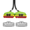 Autroniq AC014 Benelli OBD2 16-Pin to two 6-Pin Motorcycle Diagnostic Cable Adaptor