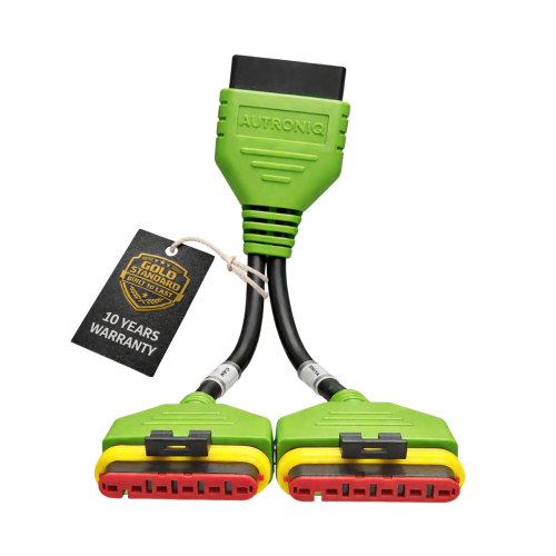 Autroniq AC014 Benelli OBD2 16-Pin to two 6-Pin Motorcycle Diagnostic Cable Adaptor