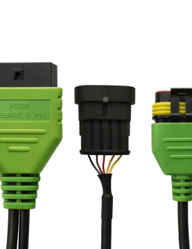 Autroniq AC018 Vespa OBD2 16-Pin to 5-Pin Male 5-Pin Female Motorcycle Diagnostic Cable Adaptor