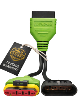 Autroniq AC018 Vespa OBD2 16-Pin to 5-Pin Male 5-Pin Female Motorcycle Diagnostic Cable Adaptor