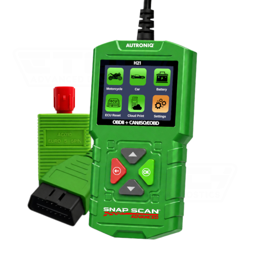 Autroniq SnapScan H21 Motorcycle Car Scooter Handheld OBD2 16 Pin Euro5 6 Pin Scanner